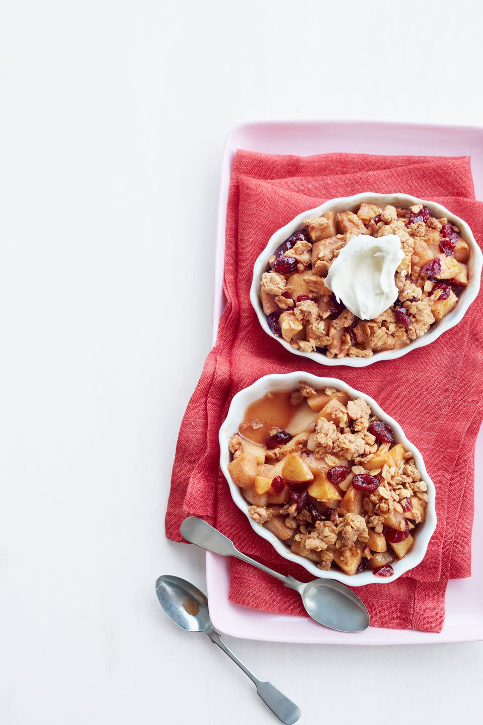 <p>If you've never added peanut butter to your fruit crisps, get ready for your mind to be totally blown.</p><p>Get the recipe from <a href="/cooking/recipe-ideas/recipes/a36146/apple-pear-crisp-peanut-butter-recipe-ghk0214/" data-ylk="slk:Delish;elm:context_link;itc:0;sec:content-canvas" class="link ">Delish</a>.</p>