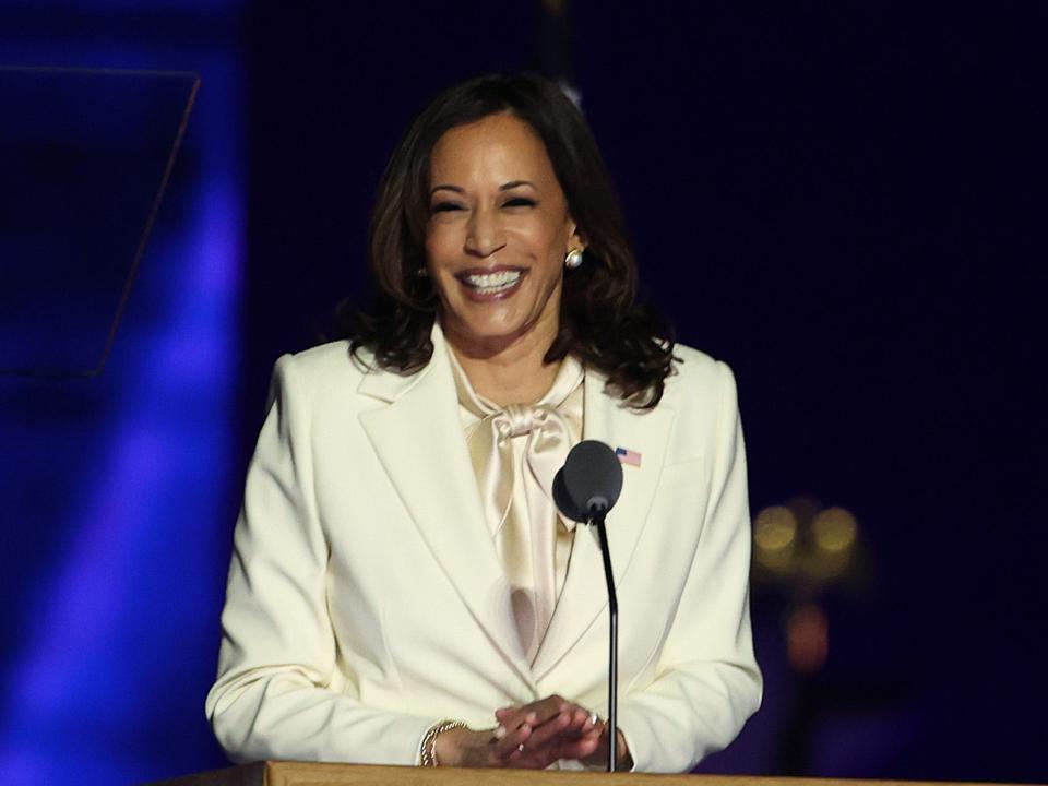 kamala harris victory speech