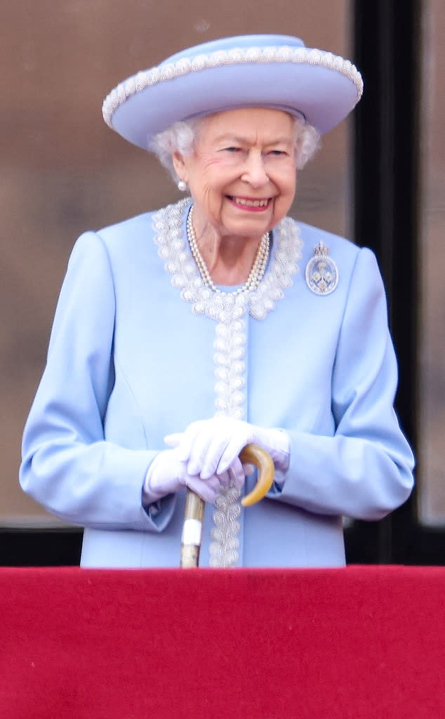 Queen Elizabeth, Trooping The Colour, 2022, Balcony