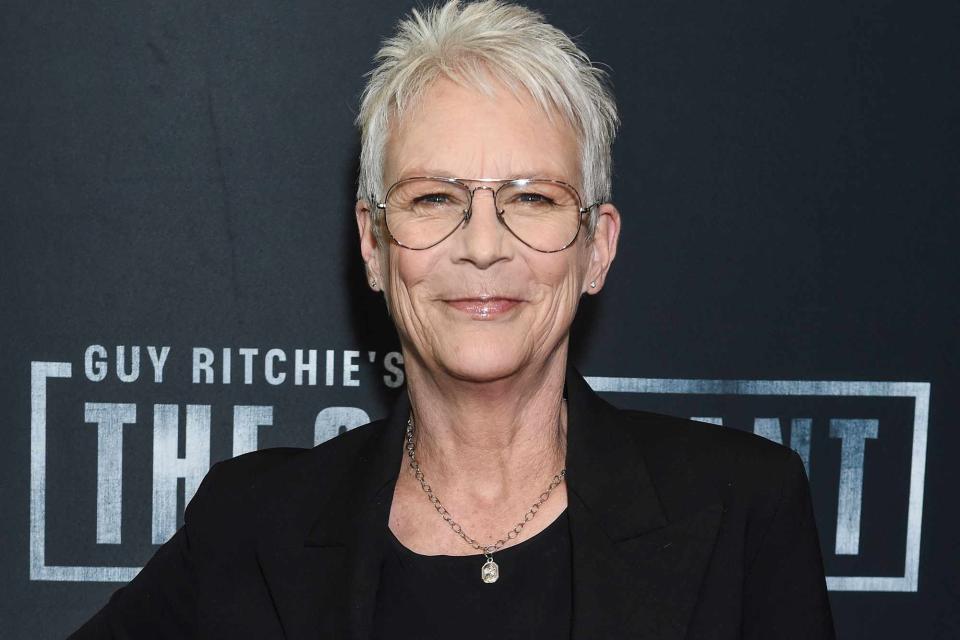 <p>Gilbert Flores/Variety via Getty</p> Jamie Lee Curtis attends the premiere of 