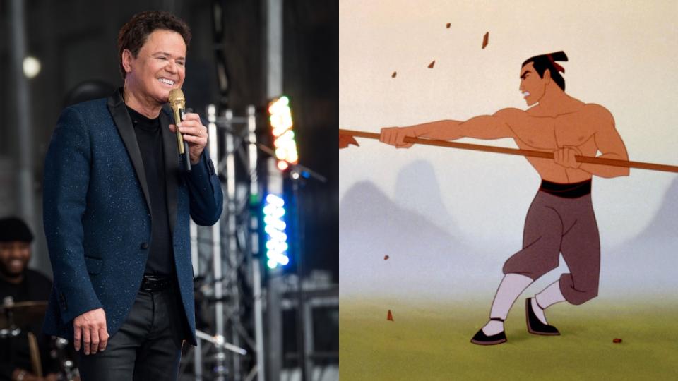 Donny Osmond in “Mulan”