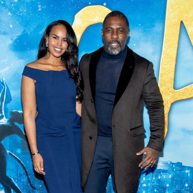 Idris and Sabrina Dhowre Elba credit:Bang Showbiz