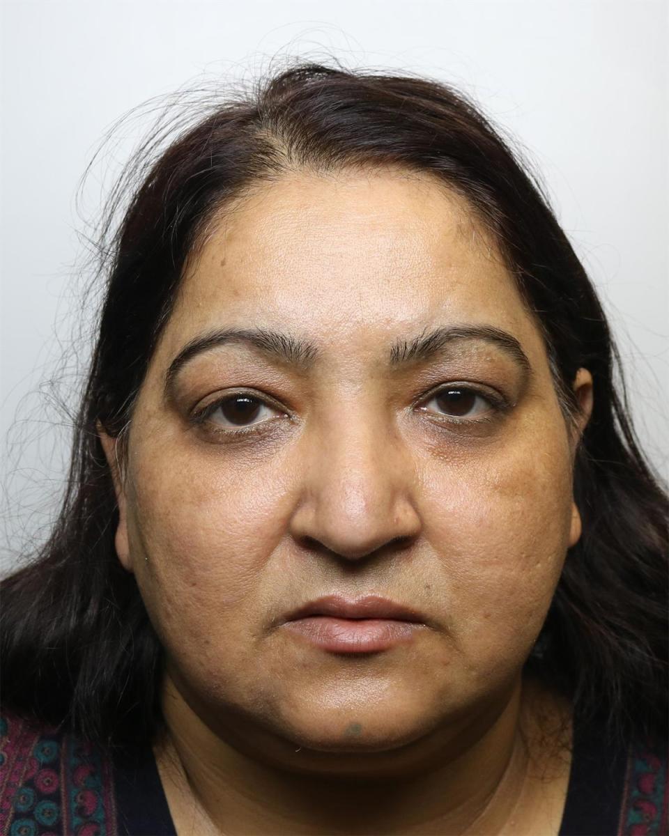 On Wednesday, Asgar Sheikh’s mother, Shabnam Sheikh, 52, was jailed for seven years and nine months (West Yorkshire Police)