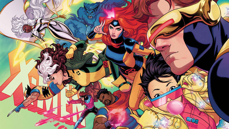 X-Men '97 #1 variant cover art by Russell Dauterman