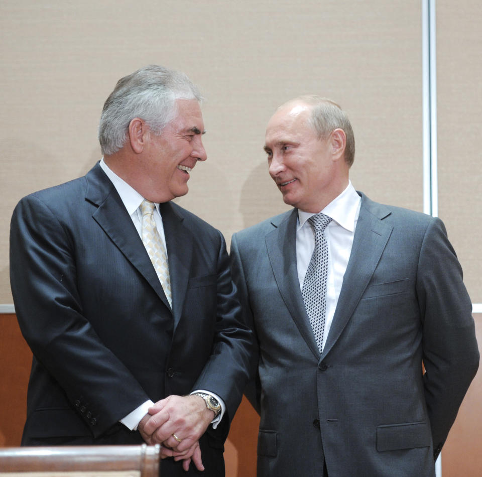 tillerson putin