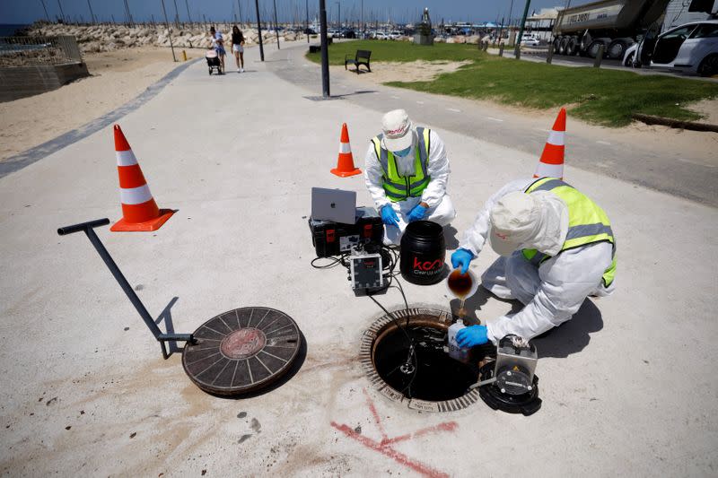 Surveillance scheme hunts for COVID traces in Israel's sewers