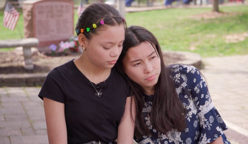 Brenda, left, and Rosa during an interview with CBS News. / Credit: CBS News