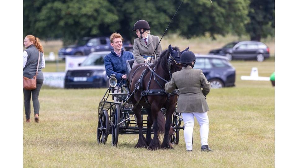 Louise inherited her love of carriage driving from her late grandfather the Duke of Edinburgh