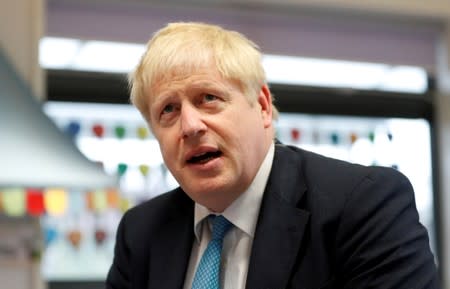 FILE PHOTO: Britain's Prime Minister Boris Johnson visits a school in Beaconsfield, Buckinghamshire