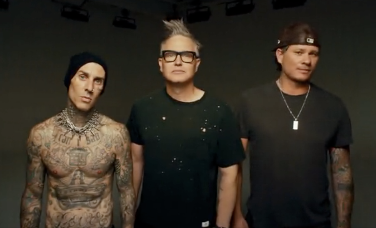 Después de casi 20 años, Blink-182 regresará a México con su alineación original y dará un concierto en el Palacio de los Deportes el 28 de marzo de 2023. (Captura de su video promocional en Twitter)