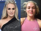 carrie underwood makeup free