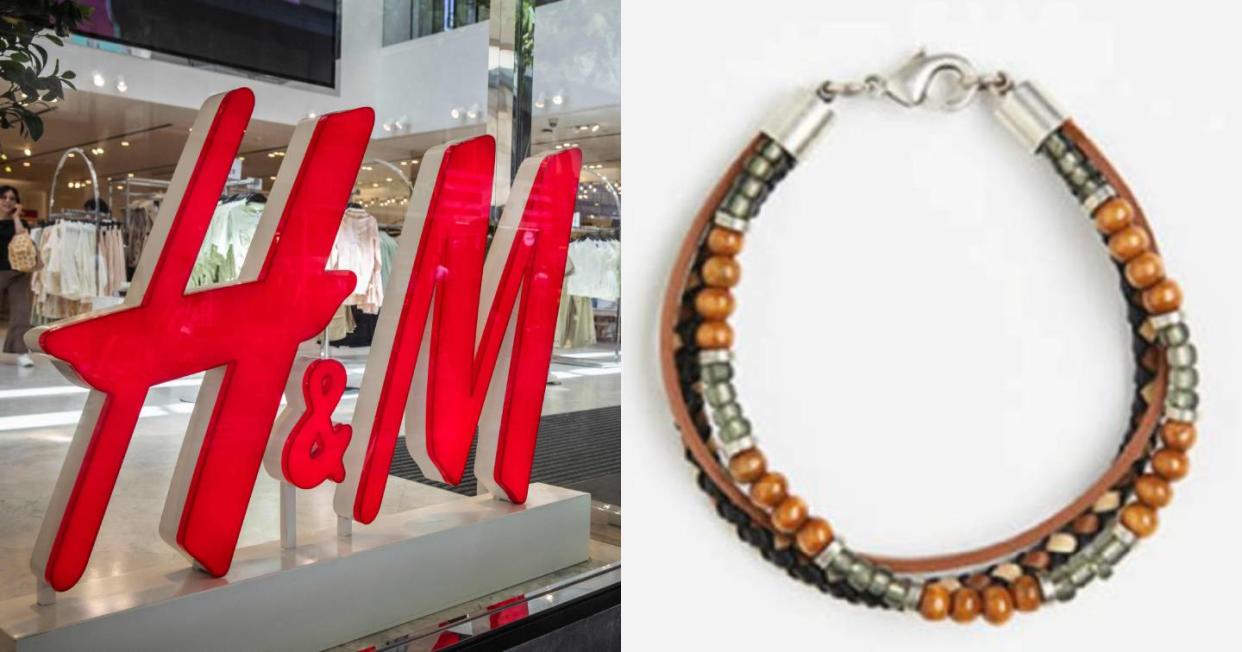 La Profeco alerta sobre un brazalete de H&M que tiene altos niveles de plomo. Foto: Getty Images y X vía @Profeco