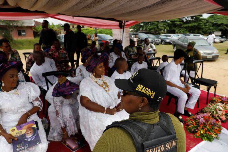 The Wider Image: Nigeria's female bouncers show their strength fighting stereotypes