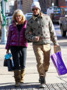 <p>Goldie Hawn and son Oliver Hudson go last minute Christmas shopping in Aspen, Colorado on Dec. 22.</p>