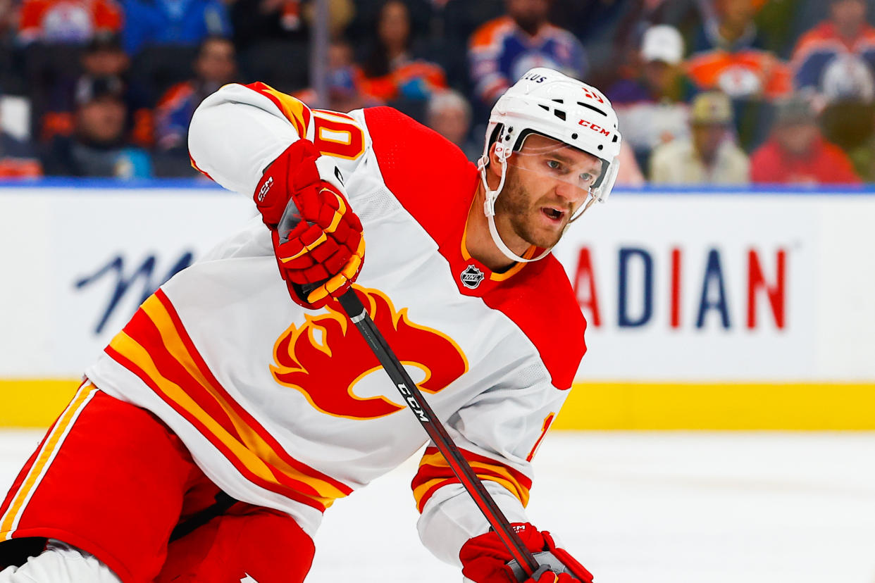 Flames LW Jonathan Huberdeau may have a hard time matching his lofty fantasy standards from last season.