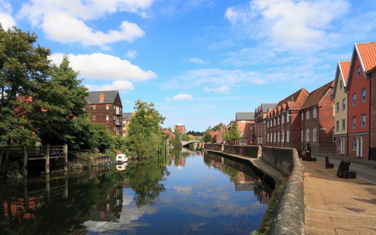 The River Wensum, in Norwich, where high levels of imidacloprid were recorded - www.alamy.com