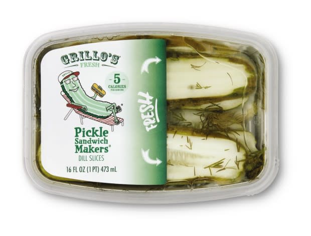 Grillo's Sandwich Maker Pickles<p>Aldi</p>