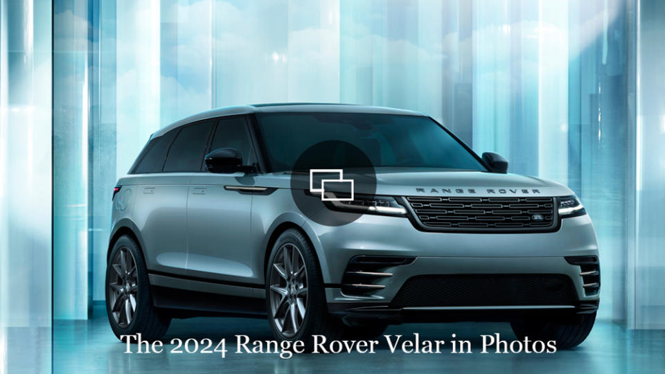 The 2024 Range Rover Velar.