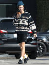 <p>Shawn Mendes chats on the phone as he steps out in West Hollywood on Jan. 18.</p>