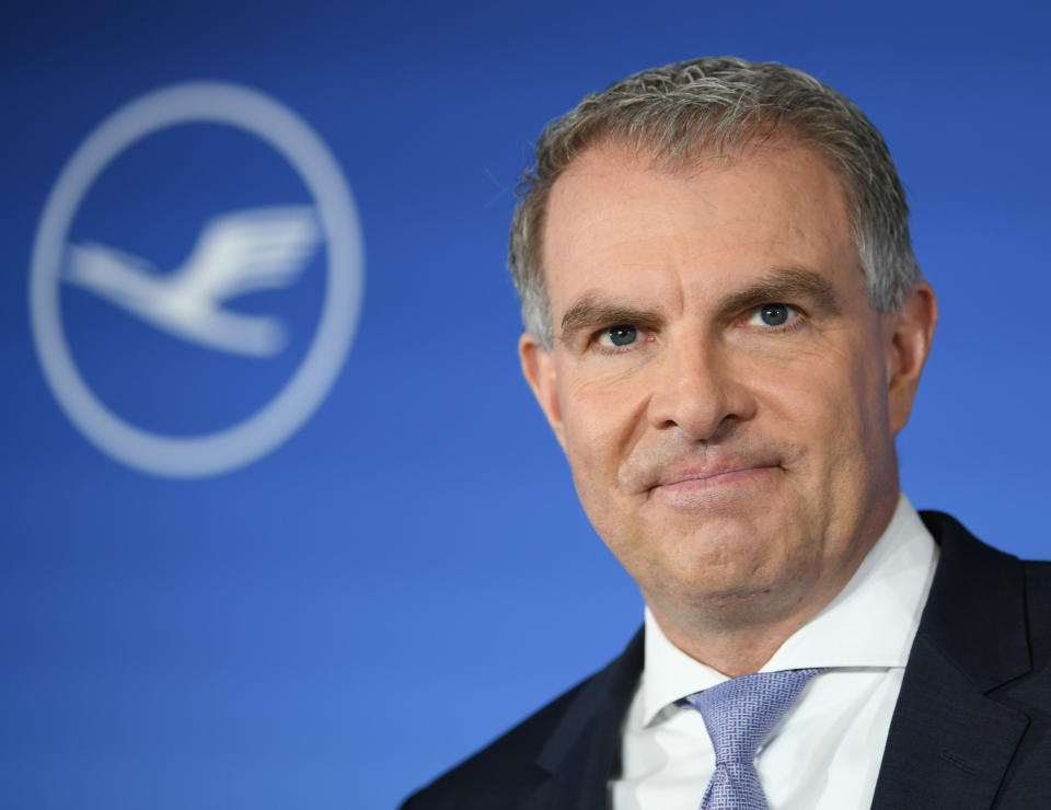 Carsten Spohr, Vorstandsvorsitzender der Deutsche Lufthansa AG, traf sich am Mittwochabend mit der österreichischen Regierung, um über die Zukunft von Austrian Airlines zu sprechen. Foto: Arne Dedert / dpa