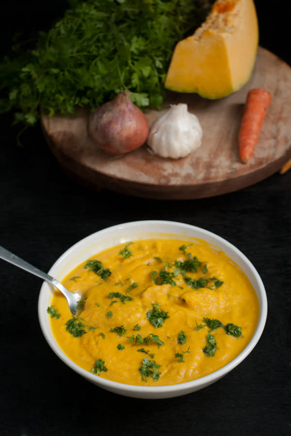 <p><b>9. Spiced Carrot & Pumpkin Mash</b></p><p><b>Mash your pumpkin’s guts with carrots, cream and honey and we guarantee your bangers will never have had it so good.</b></p><p><b>Get the recipe from <a rel="nofollow noopener" href="http://www.taste.com.au/recipes/17316/spiced+carrot+and+pumpkin+mash" target="_blank" data-ylk="slk:Taste;elm:context_link;itc:0;sec:content-canvas" class="link ">Taste</a>.</b></p><p><br></p>