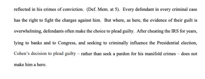 New York prosecutors suggested a "substantial term of imprisonment" for Cohen. (Photo: U.S. Attorney's Office for the Southern District of New York)