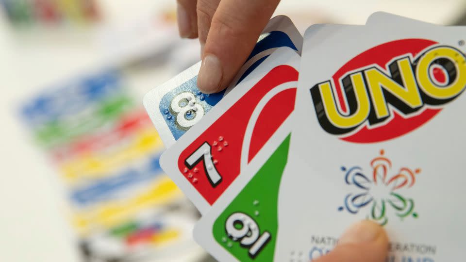 There are many variations of Uno, including this braille edition. - Daniel Karmann/dpa/picture alliance/AP