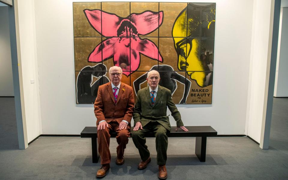 Gilbert & George at Frieze Masters - Paul Grover for the Telegraph