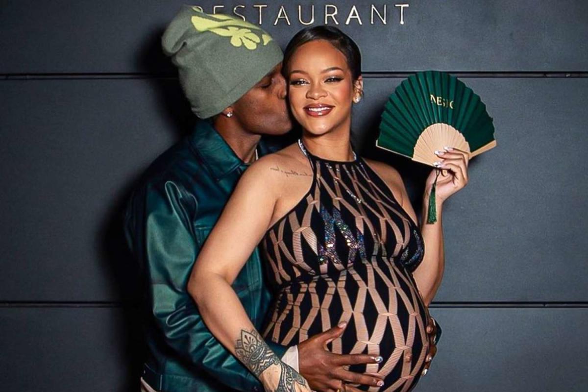 LeBron James Rubs Pregnant Rihanna's Bump at Louis Vuitton Show: Watch