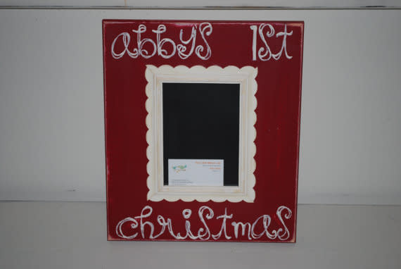 First Christmas Picture Frame