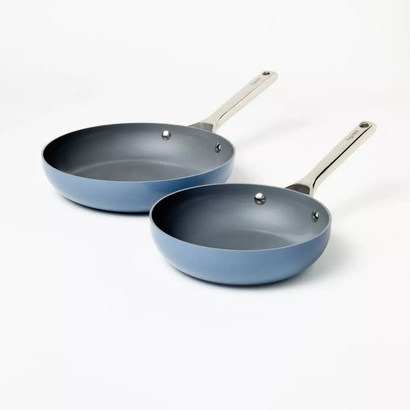 2 packs (8" &Ten") Aluminum Teflon-coated frying pan set