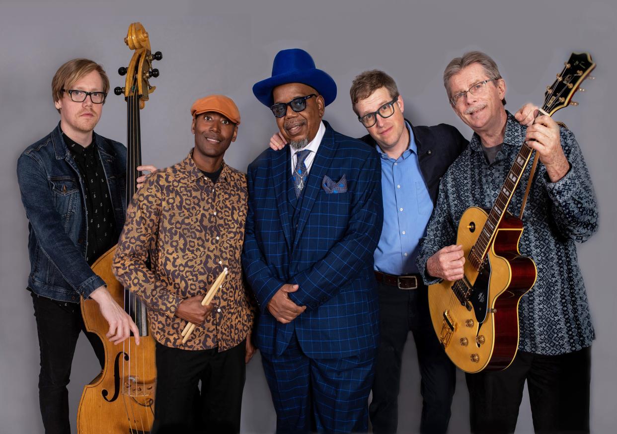 The blues band The Cash Box Kings performs June 10, 2022, at The Acorn in Three Oaks.