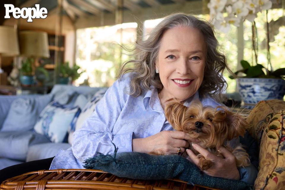 <p><a href="https://www.instagram.com/ariandlouise/?hl=en">Ari & Louise</a></p> Kathy Bates photographed at home in L.A. on Oct. 2.