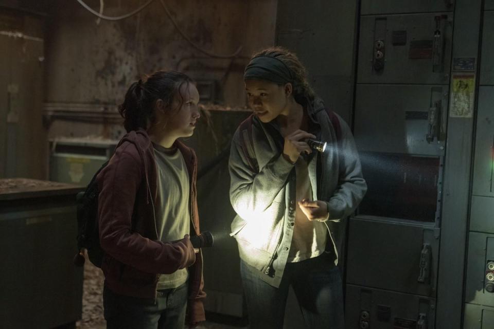 Bella Ramsey and Storm Reid in ‘The Last of Us’ (Â© 2023 Home Box Office, Inc. Al)