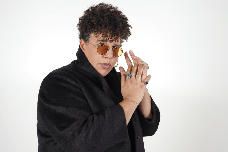 Brittany Howard poses for a portrait in Nashville, Tenn., on Saturday, Jan. 6, 2024, to promote her second solo album "What Now." (AP Photo/George Walker IV)