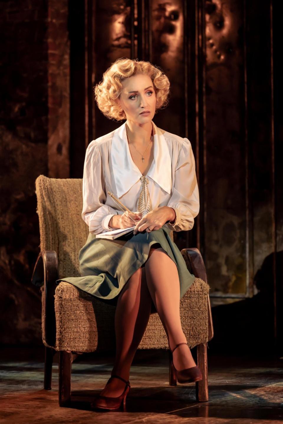 Lancashire Telegraph: Catherine Tyldesley as Blanche in Bonnie and Clyde (Picture: Richard Davenport)