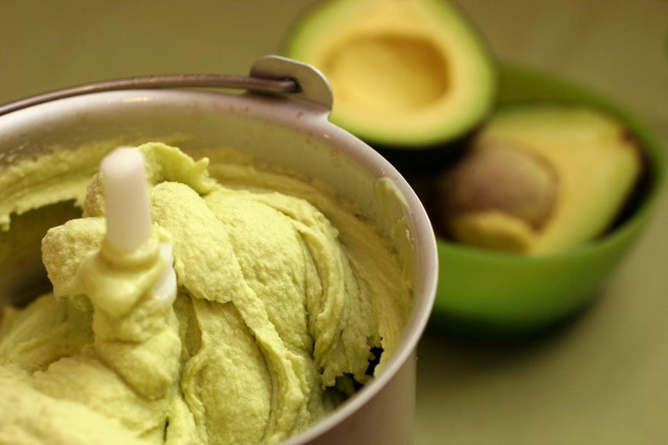 Avocado ice cream