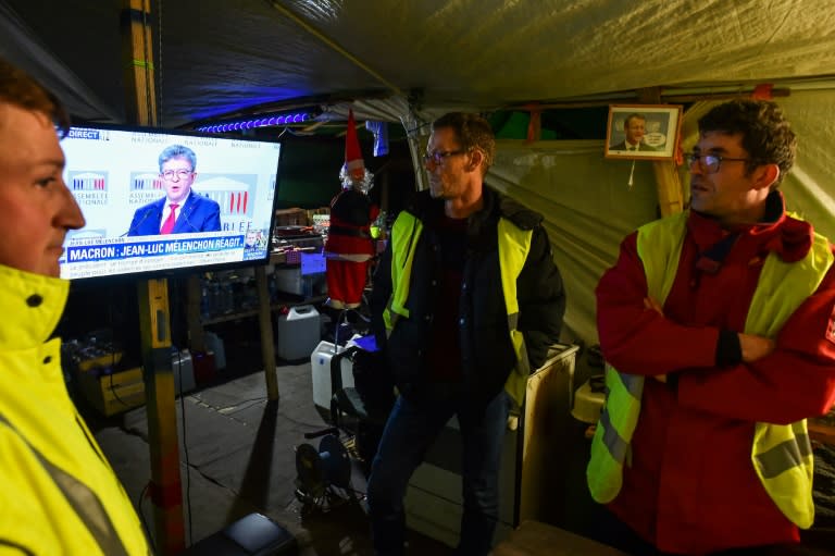 Many 'yellow vests' said they would continue their protests after watching Macron's speech