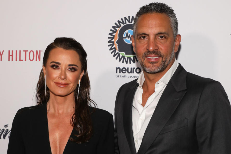 Kyle Richards and Mauricio Umanksy. Photo: Getty 