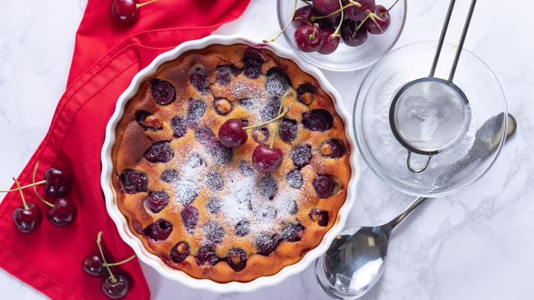 Cherry clafoutis 