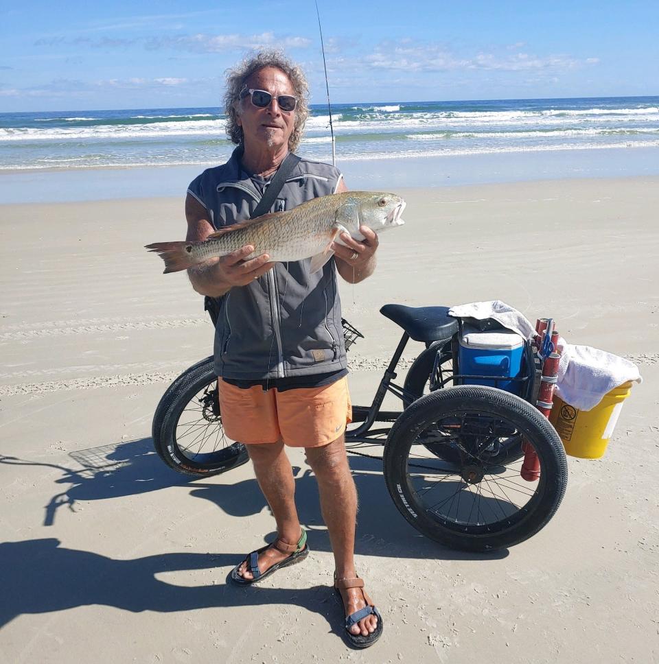 Marco Pompano turned into Marco Redfish for a few minutes this week in Wilbur By The Sea.