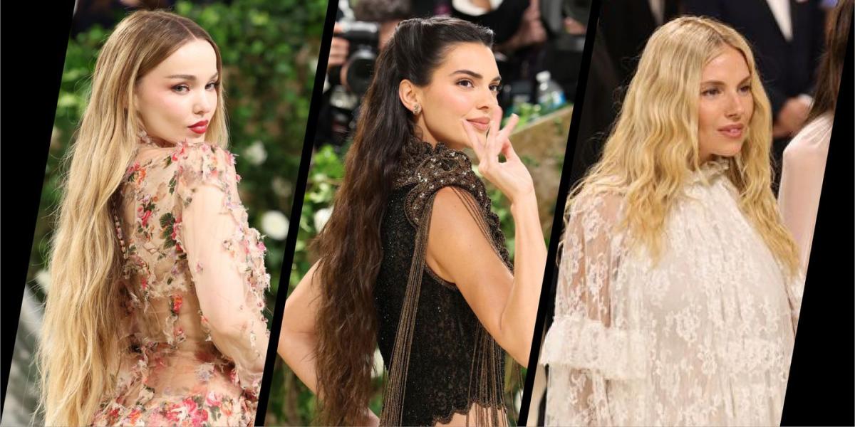 Enchanting ethereal waves were the 2024 Met Gala's standout hairstyle