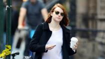 <p>Emma Stone looked brew-tiful as she takes on the streets of N.Y.C. with a coffee in hand. </p>