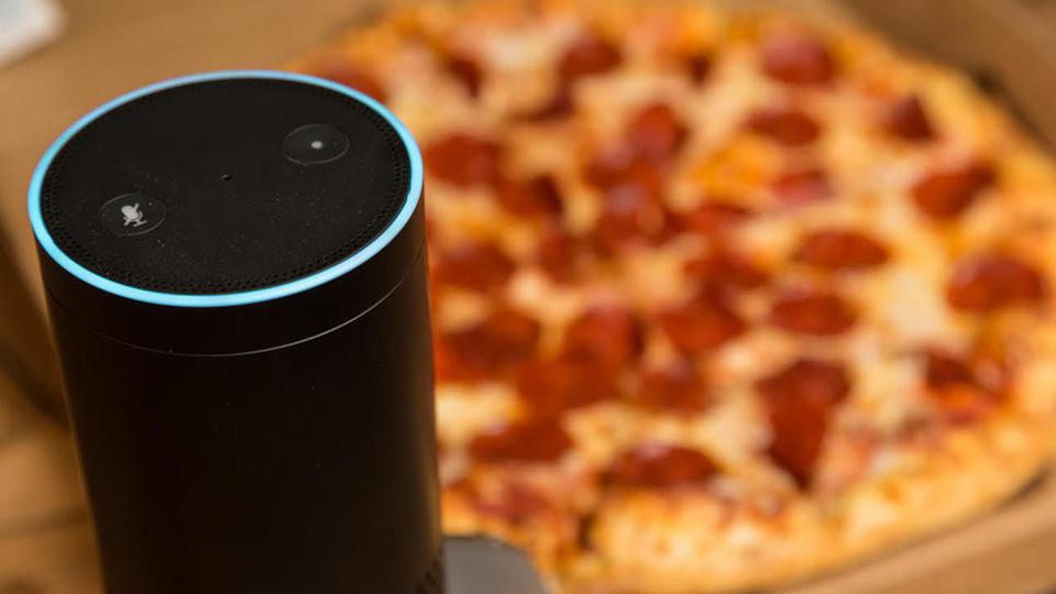 Bensen AI voice assistant pizza