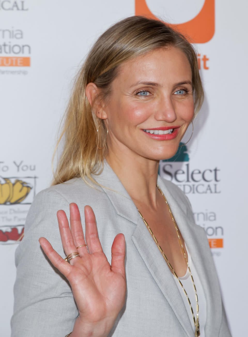 According to Selma Blair, Cameron Diaz is finished with her acting career. Source: Getty