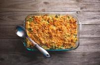 <p><a href="https://www.thedailymeal.com/cook/every-casserole-recipe-you-need-this-holiday-season?referrer=yahoo&category=beauty_food&include_utm=1&utm_medium=referral&utm_source=yahoo&utm_campaign=feed" rel="nofollow noopener" target="_blank" data-ylk="slk:Casseroles aren't just for the holidays;elm:context_link;itc:0;sec:content-canvas" class="link ">Casseroles aren't just for the holidays</a> in the Midwest. Your vegetables can be combined with mayo, cream of mushroom soup and cheese any day of the year, as this <a href="https://www.thedailymeal.com/cook/broccoli-cheese-recipes-casseroles-soups-eggs?referrer=yahoo&category=beauty_food&include_utm=1&utm_medium=referral&utm_source=yahoo&utm_campaign=feed" rel="nofollow noopener" target="_blank" data-ylk="slk:broccoli and cheese;elm:context_link;itc:0;sec:content-canvas" class="link ">broccoli and cheese</a> casserole proves.</p> <p><a href="https://www.thedailymeal.com/best-recipes/easy-broccoli-casserole-recipe?referrer=yahoo&category=beauty_food&include_utm=1&utm_medium=referral&utm_source=yahoo&utm_campaign=feed" rel="nofollow noopener" target="_blank" data-ylk="slk:For the Broccoli Casserole recipe, click here.;elm:context_link;itc:0;sec:content-canvas" class="link ">For the Broccoli Casserole recipe, click here.</a></p>