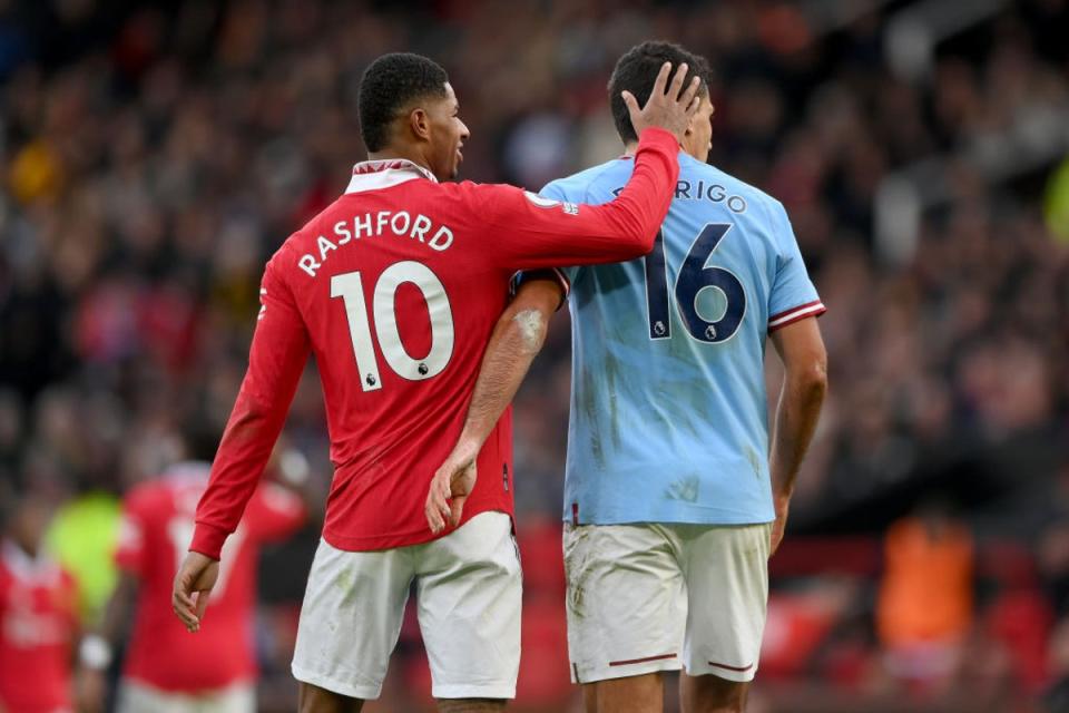 Marcus Rashford scored the winner as United beat City in January (Getty)