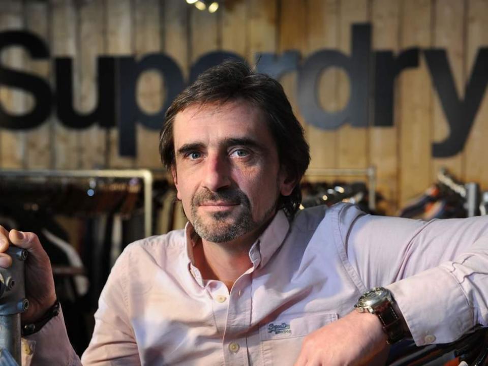 Superdry co-founder Julian Dunkerton (pictured) is giving £1 million to the People’s Vote campaign: Superdry