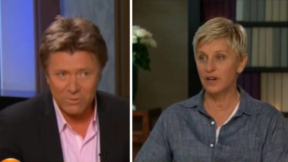 Richard Wilkins and Ellen DeGeneres