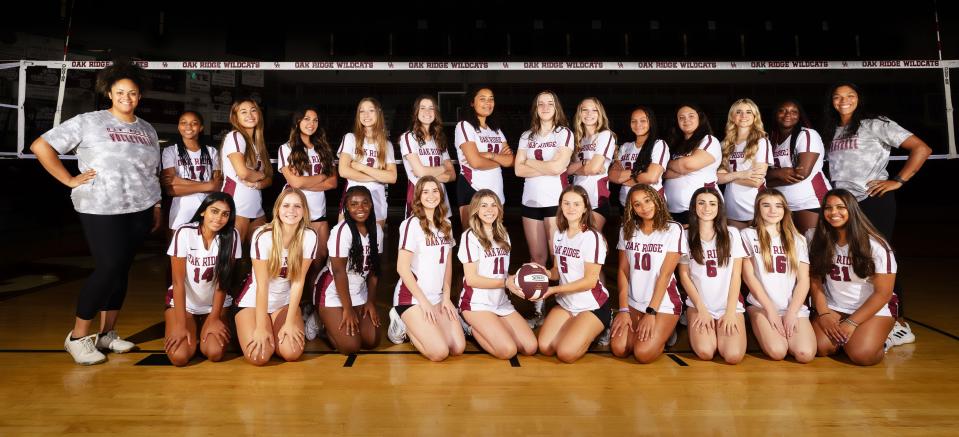 The 2023 Oak Ridge High School volleyball team and coaches.